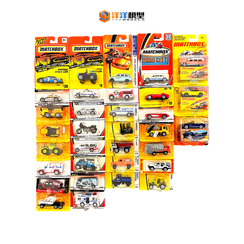 Matchbox 1/64 Alloy Model Fire Truck Engineering Vehicle 519