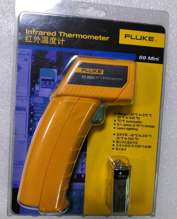 Fück F59 infrared thermometers FLUKE-59 handheld thermometer