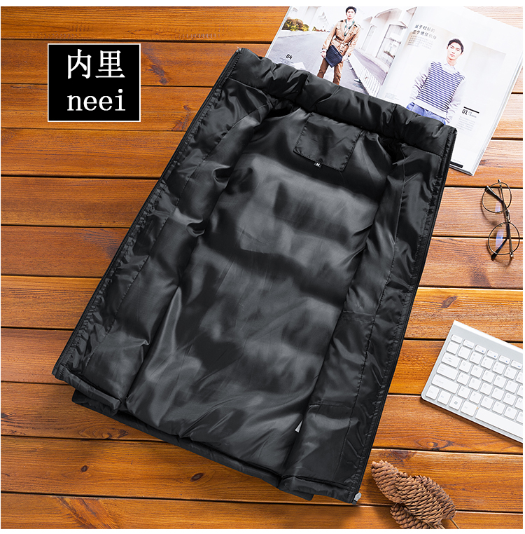 Woodpecker vest mới nam mùa đông Phiên bản Hàn Quốc của áo vest cotton mỏng Áo khoác nam thể thao có đệm áo ba lổ
