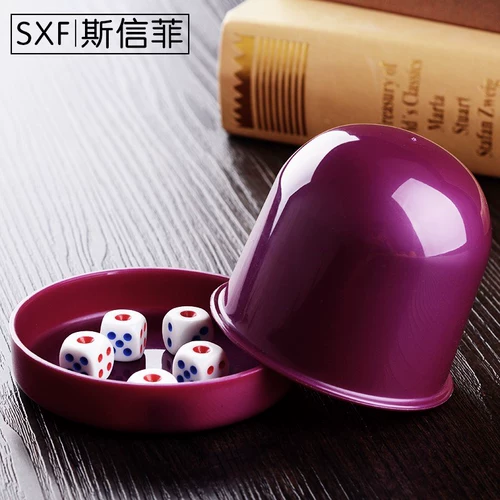 Dice Dice Cup Set Set Shake Color Cup Cup Cup Cup Cup Siete Bar Bar Night Shop Shue Cup с нижней частью