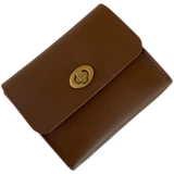 Брендовый ретро изысканный черный бумажник, маленький картхолдер, Южная Корея, из натуральной кожи