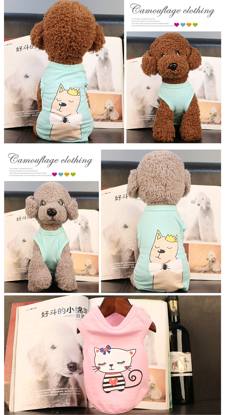 Quần áo chó mùa xuân quần áo thú cưng mùa hè Teddy gấu con chó hai chân quần áo chó nhỏ chó con quần áo mỏng - Quần áo & phụ kiện thú cưng áo cho chó lớn