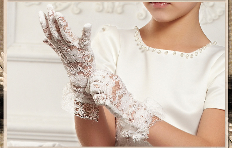 Gants pour fille QIRAFA en dentelle - Ref 2151337 Image 15