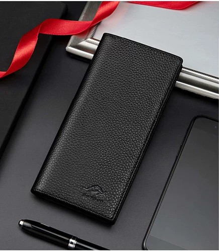 Кенгуру, вместительный и большой бумажник, кожаный картхолдер для водительских прав, из натуральной кожи