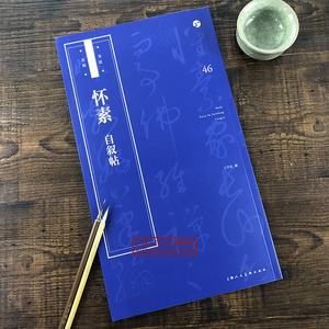 怀素自叙帖 书法自学与鉴赏丛帖 视频教学毛笔书法行书草书字帖 译文注释繁体旁注原碑原帖 怀素行书草书毛笔字帖书法临摹帖墨迹书