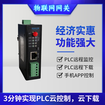 PLC Gateway module 4G wireless communication Control monitoring Industrial Internet of Things Data collection Remote download tool