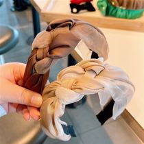 Japanese spark braid female wide hoop issued card 2022 new high - end high - end high - cranial top sensation