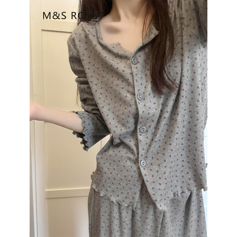 Victoria Modal Pajamas Women's 2026 New Spring and Summer Sweet Floral Skin-Friendly Long-Sleeved Home Clothes Set Victoria Modal Pajamas Women's 2026 New Spring and Summer Sweet Floral Skin-Friendly Long-Sleeved Home Clothes Set