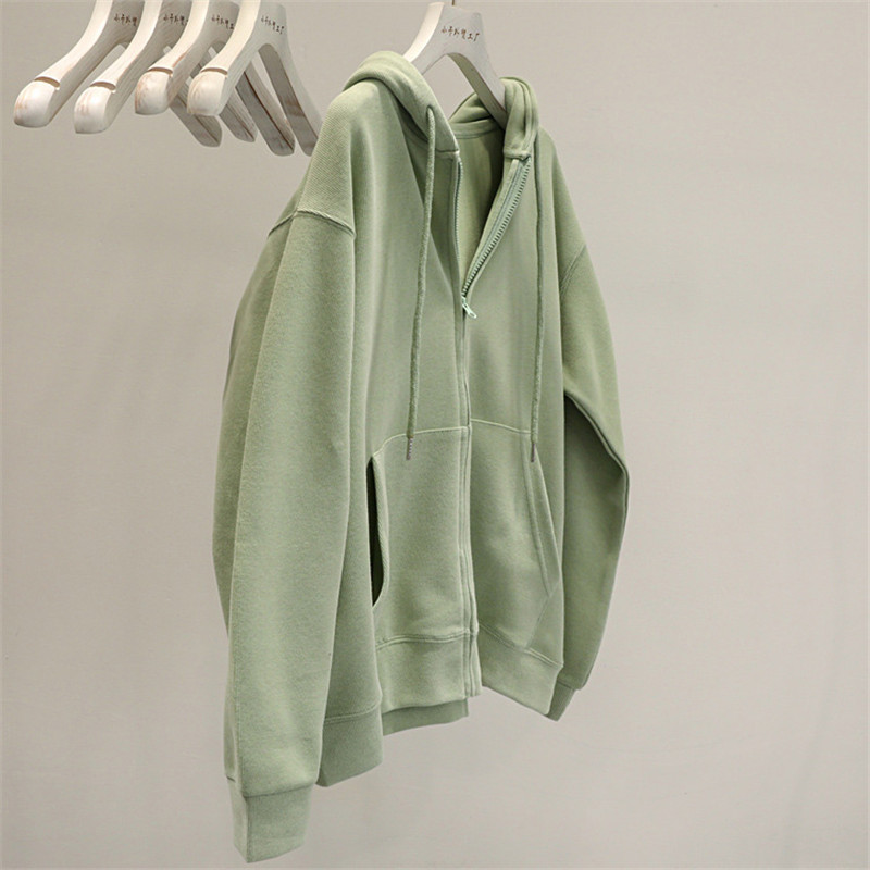 Zdm Plus-Size Women's Clothing 150kg Hooded Sweatshirt for Women 2026 Spring and Autumn Thin Cardigan Zipper Solid Color Jacket Top Trendy Zdm Plus-Size Women's Clothing 150kg Hooded Sweatshirt for Women 2026 Spring and Autumn Thin Cardigan Zipper Solid Color Jacket Top Trendy