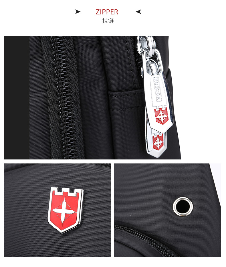 Rui Ge Swiss Army Dao cross Shoulder Bag Swiss vú Bag Men Bag Business Casual Oxford vải cưỡi túi gucci chính hãng