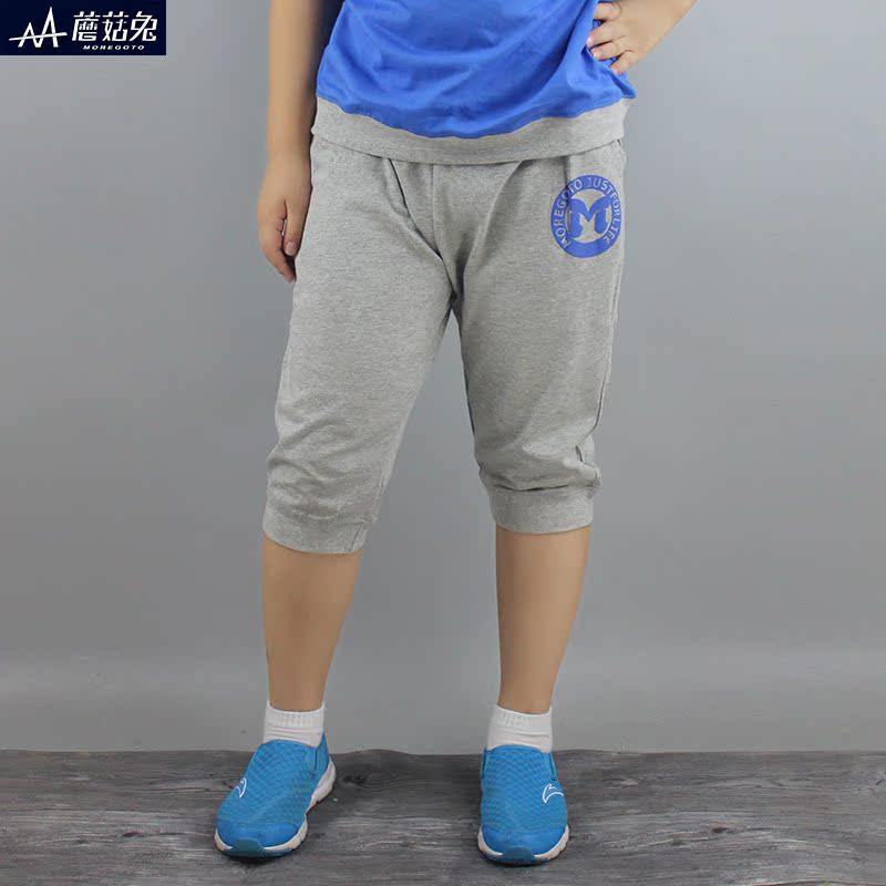 Big boy mùa hè Bảy quần cotton mỏng trong chiếc váy mùa hè cậu bé lớn sóng tăng lỏng lẻo cộng với chất béo cậu bé béo kích thước quần giữa.