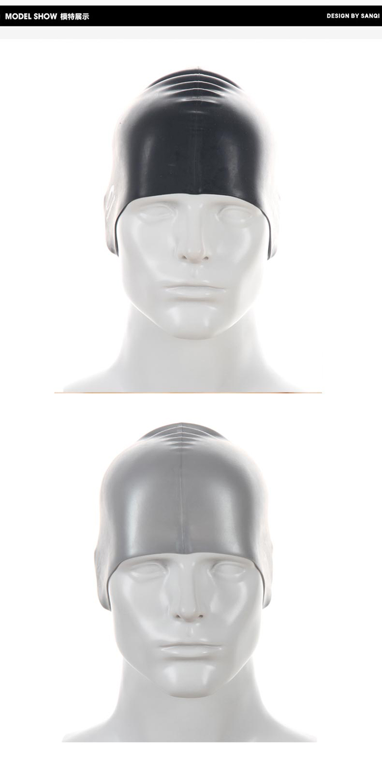 Bonnie silicone bơi mũ nam và nữ tóc dài không thấm nước bịt tai độ đàn hồi cao chuyên nghiệp lớn mũ bơi phổ quát mũ bơi arena