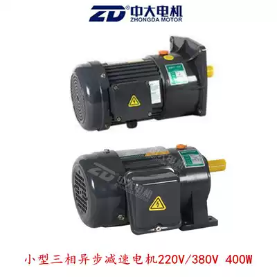 ZD large AC motor three-phase variable frequency 380V power 400W ZH400-5-S-G1-LD 1:5