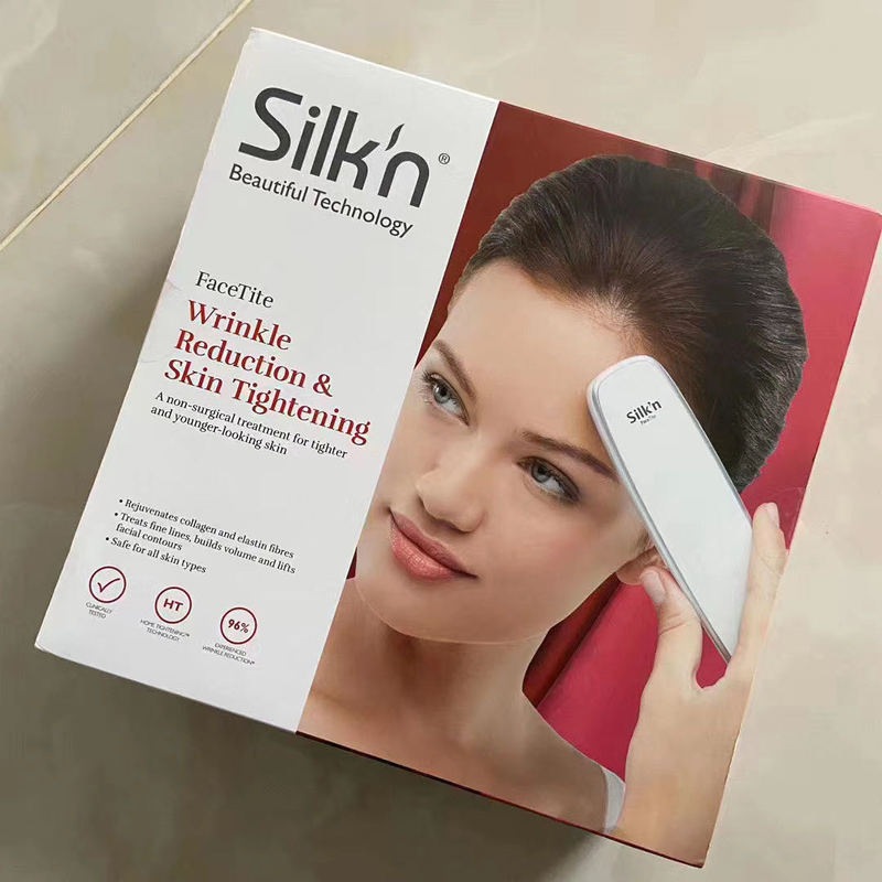 Silkn Facetite European Version Second Generation Three-Source Rf Radio Frequency Electronic Beauty Device for Lifting, New Gel for Home Use