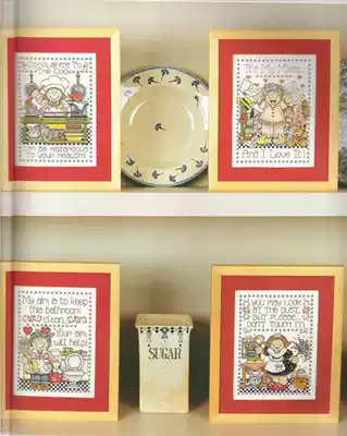 Luo Luo cross stitch redrawing source file with line scale zz-life four-step song four