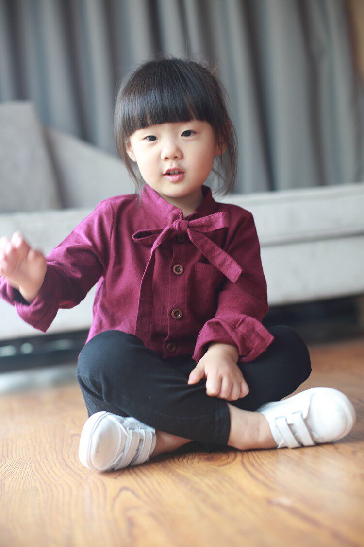 Chemise fille à manche longue - Ref 2086166 Image 5