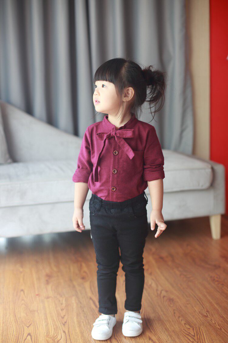 Chemise fille à manche longue - Ref 2086166 Image 6