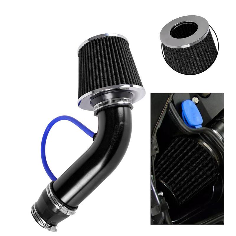 Car Modification Cold Air Intake Kit 76Mm/3Inch Mushroom Head Air Filter Set High Flow Universal