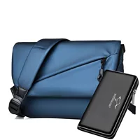 Синяя сумка с петлей на руку