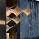 Designer Pyramid Chandelier New Product Modern Creative Art Restaurant Bar Hotel Lobby Duplex Staircase Chandelier