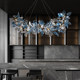 Restaurant Chandelier, Modern Light Luxury, High-End Main Light, All-Copper Crystal, Grand Villa Designer, Artistic and Creative Living Room Light