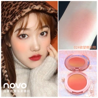 NOVO màu hồng ngọt dịu nhẹ má hồng trang điểm nude tự nhiên màu tốt hai màu má hồng hyntoor blush nữ - Blush / Cochineal phấn má dior