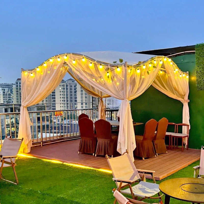 Outdoor Sunshade Canopy, Courtyard Tent, Garden Camping Rain Shelter, Outdoor Gazebo, Homestay Sun Shelter, Trendy Minimalist Tent