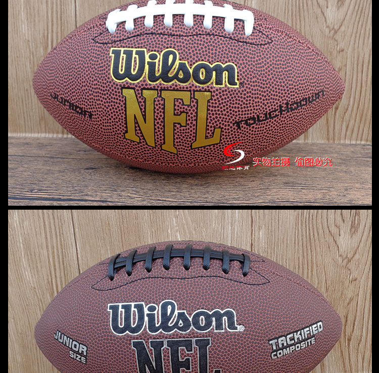 Wilson Wilson đoạt giải bóng đá Mỹ đích thực cho học sinh thiếu nhi 7th 6th 3 5th NFL football găng tay bóng bầu dục