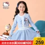 Hellokitty mặc 2018 mùa thu đông mới cho trẻ em váy dài công chúa nước ngoài dài tay váy thời trang cá tính bé gái