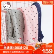 Quần áo trẻ em Hellokitty xuân 2019 quần mới dày cho bé lớn cộng với quần nhung bé gái