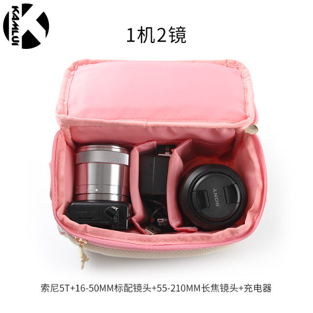 Sony a6000 mirrorless camera bag for girls m50 Fuji xt20xs10x100v cute m6 Canon m100 shoulder 200d crossbody g7x2 accessories m200 outdoor protective cover photography bag