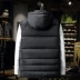 Vest nam cộng với phân bón XL xuống cotton vest vest vest nam rộng mùa thu và áo khoác mùa đông các loại áo ba lỗ nam Áo vest cotton