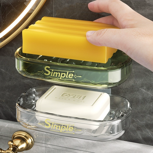 Двухэтажная сушилка, мыло, мыльница для домашнего использования, легкий роскошный стиль