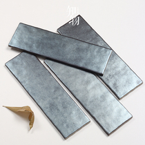 Fataway retro metal brick strip bar bench background wall brick kitchen toilet tile handmade brick full-porcelain dining room