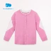 Li Yingfang quần áo trẻ em cô gái jacquard dệt kim áo khoác áo khoác thời trang trẻ em áo khoác giản dị 2019 mùa thu mới - Áo khoác