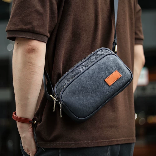 Оригинальная летняя маленькая небольшая сумка, сумка на одно плечо, из натуральной кожи