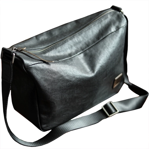 Оригинальная вместительная и большая кожаная сумка на одно плечо для отдыха, коллекция 2023, из натуральной кожи