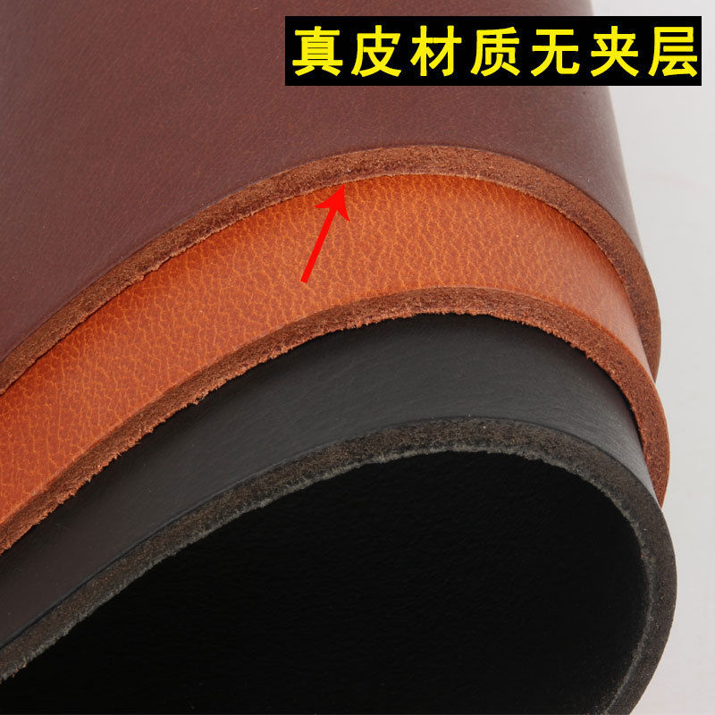 3.5mm Thick Top Layer Hard Cowhide DIY Vegetable-Tanned Leather Sheath Leather Belt Waist Protector Buffalo Leather Genuine Leather Table Mat