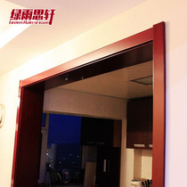 Green Rain Sixuan PVC suction-free lacquered Pass Entrance Doors And Windows Sleeve Custom Kitchen Door Cover Balcony Door Cover in the family door