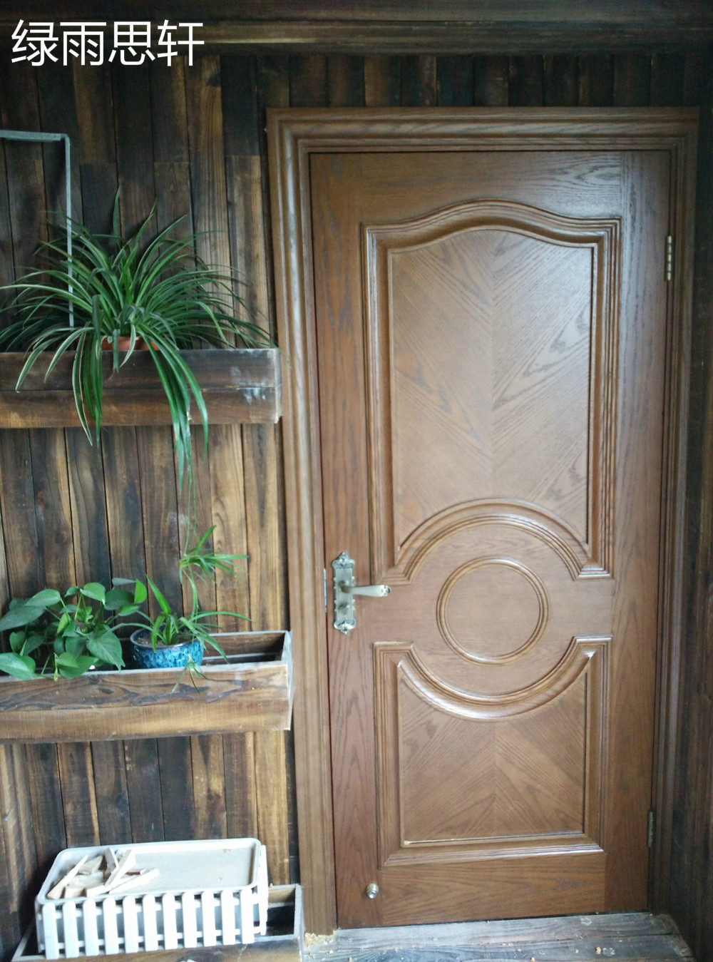 Green Rain Sixuan Eurostyle Ivory White Baking Varnish Bedroom Real Wood Door Room Door Composite Solid Wood Door Room Dressing Room Door