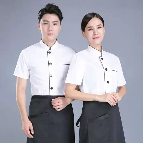 Услуга шеф -повара для мужской короткошерстной повара повара ресторан ресторан
