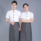 Услуга шеф -повара для мужской короткошерстной повара повара ресторан ресторан