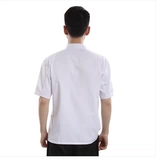 Лето тонкие короткие -повара мужского и женского хлопка, кухонные работники наполовину.