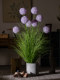 Reed Grass Artificial Flower Hydrangea Plastic Fake Flower Tree Green Plant Indoor Bionic Spherical Plant Decoration Landscaping Ornament