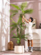 Large Artificial Palm Tree Indoor Living Room Areca Palm Bionic Green Plant Fake Tree Potted Landscaping Decoration Ornament