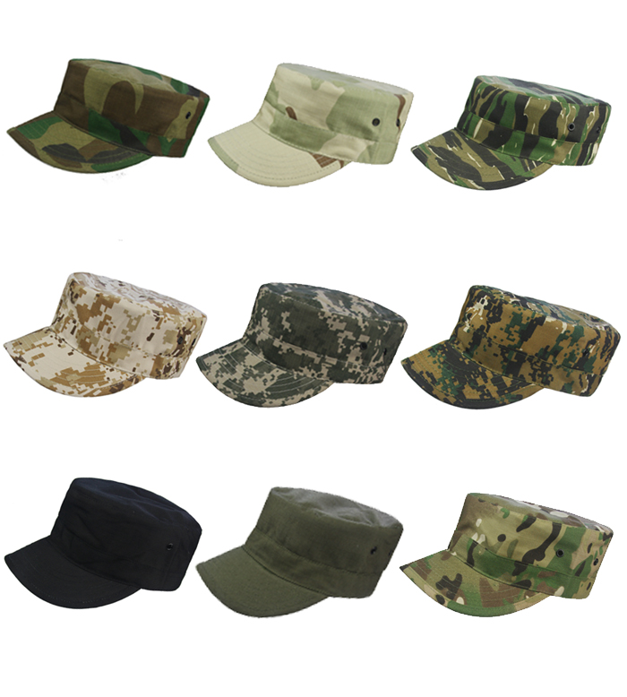 American Tactical Cap Flat Top Hat American Petty cap for training hat Army camaradas American camouflak hat