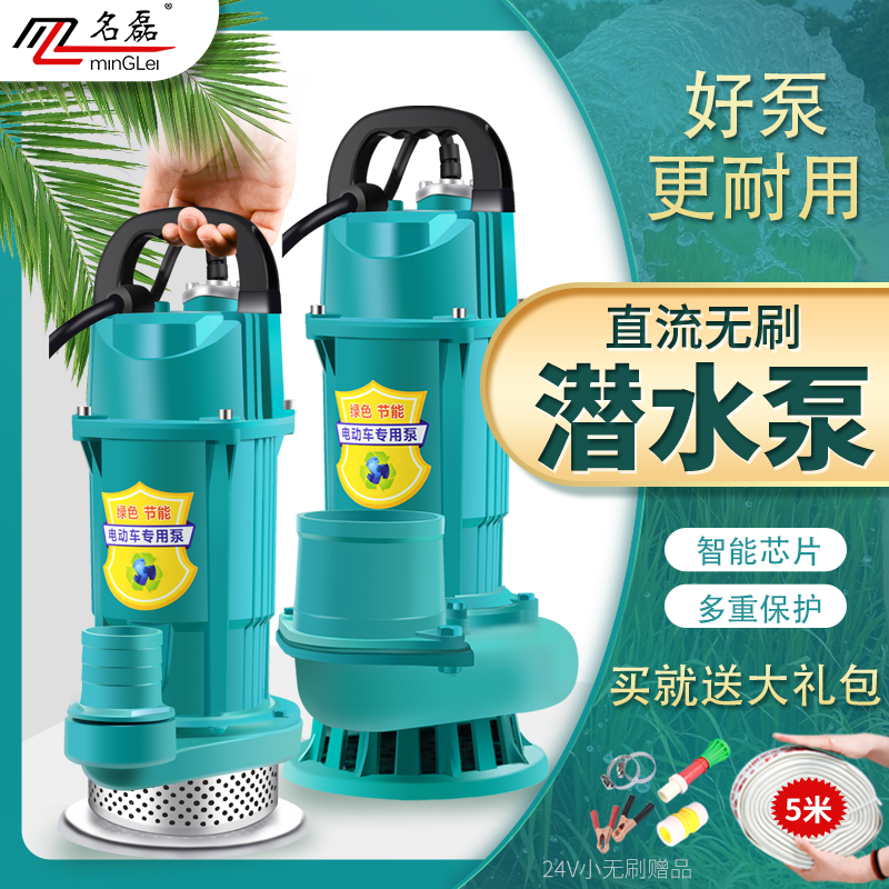 48V60V brushless DC water pump High power outdoor farmland watering electric vehicle well pump