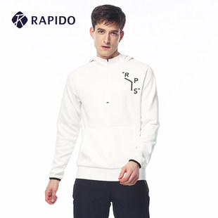 RAPIDO Korea Samsung Early Spring Men's Fashion Half-Open Zip Sweatshirt Casual Hoodie