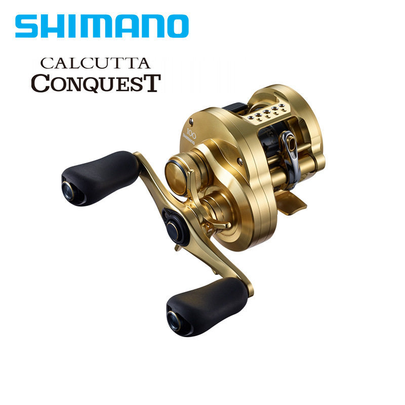 21 Models of Shimano Small Gold Reel Cq100Hg/200/300M Blackened Thunder Strong Drum Reel General-Purpose Long-Distance Casting Reel 101Hg