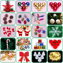Christmas Decorations Creative Christmas Tree Hanging Accessories Pine Cherry Line Bell Santa Claus Pearl Package